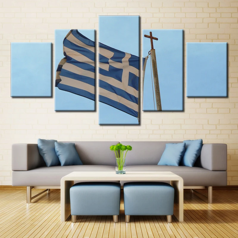 5 Панель современный дом Книги по искусству стен HD картина холст спандекса