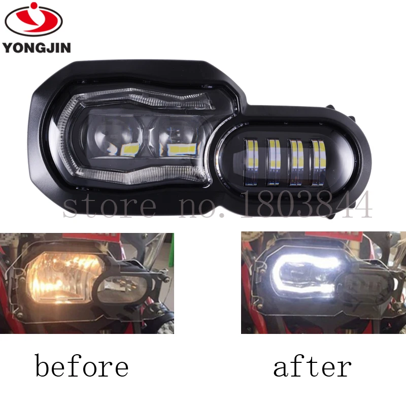 Для BMW F800GS F800R F700GS F650GS светодиодный проектор фар (ярче чем HID) быстрая DHL доставка! |