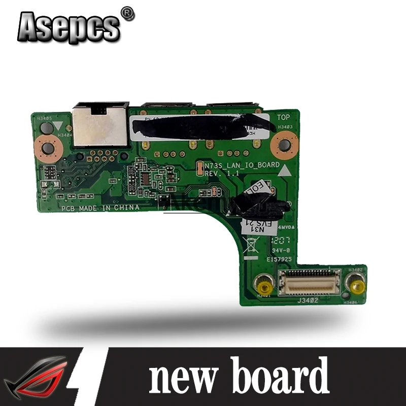 Для For Asus N73 N73S N73SV N73SM N73J N73JQ N73JF N73JN N73JG PRO7BS аудио ввода вывода USB доска 60