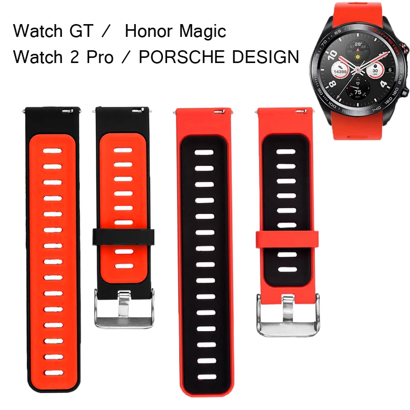 Для huawei watch GT/Honor magic/S3/Huami Amazfit stratos 2 ремешок спортивный Ремешок Смарт часы браслет
