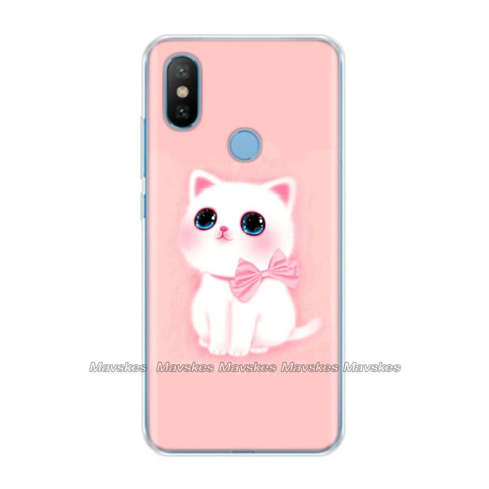 38 Силиконовый чехол для Xiaomi mi A2 Lite, чехол с полной защитой, мягкая задняя крышка из ТПУ для Xio mi A2 Funda A 2 LITE, чехол для телефона s Coque - Цвет: 38