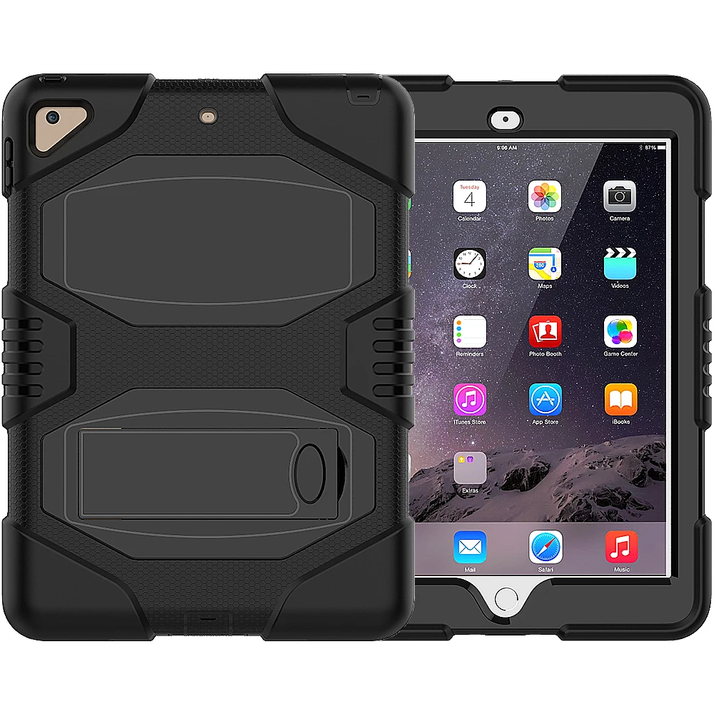 Чехол для Apple iPad Mini 1/2/3 ударопрочный гибридный трехслойный защитный чехол|case for