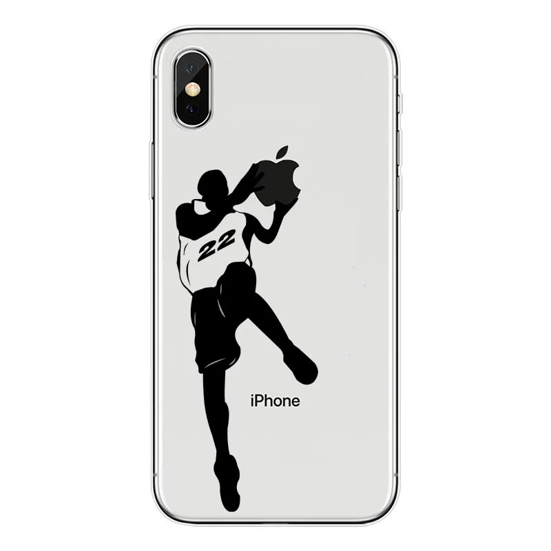 Чехол для iphone 8 Plus баскетбольный спортивный чехол баскетбола футбольного игрока