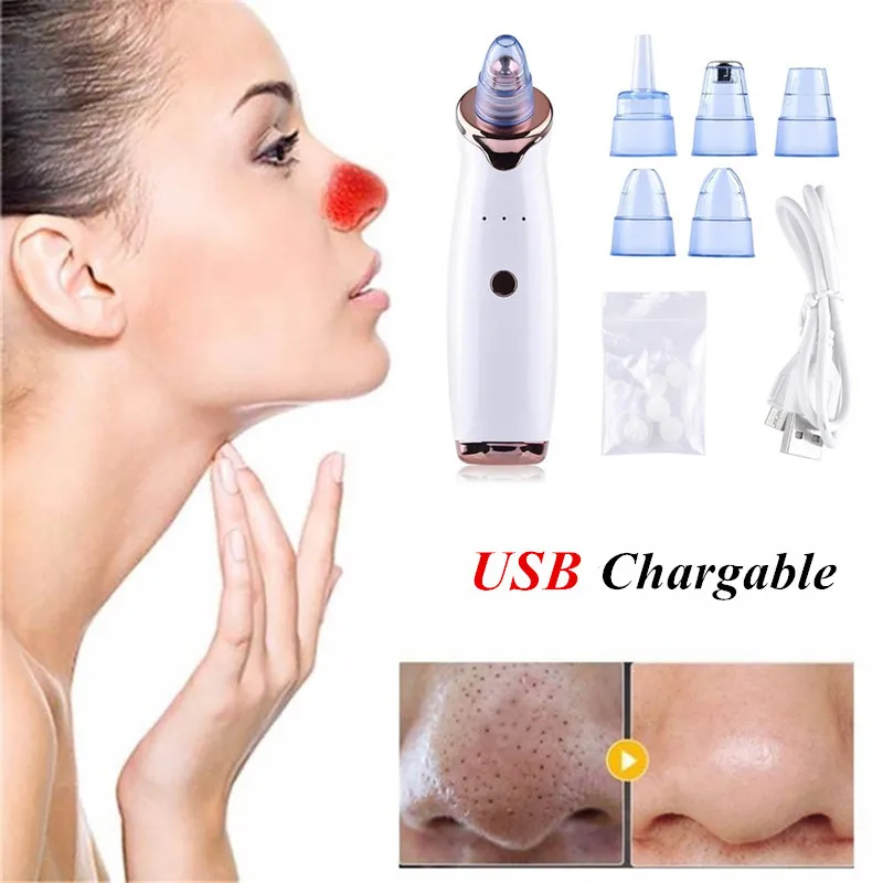 2019 электронный очиститель угрей Машинка для удаления кожи лица женщин Макияж Zit