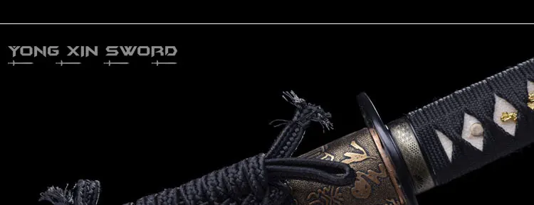 New samurai sword Fully Handmade T10 Carbon Steel No Hi Clay Tempered Obvious Hamon Japanese Katana Samurai Sword Sharp Battle