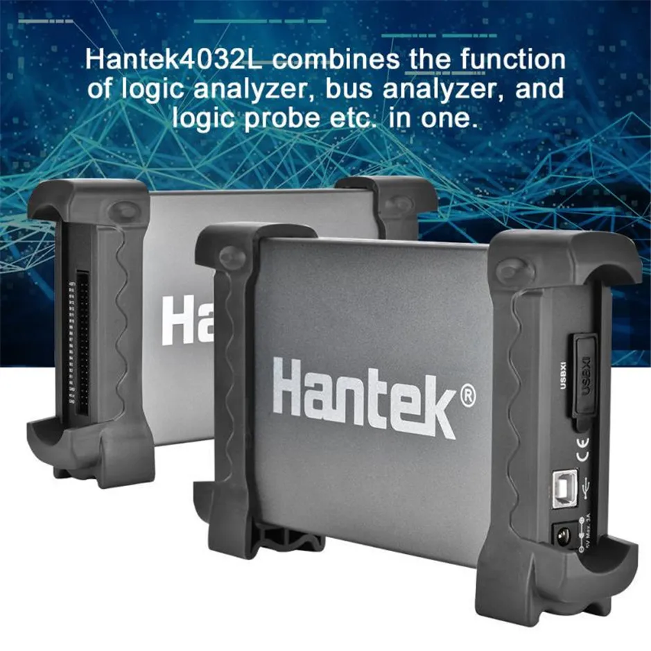Анализатор логики Hantek4032L 2 Гбит глубина памяти 150 МГц полоса пропускания Hantek