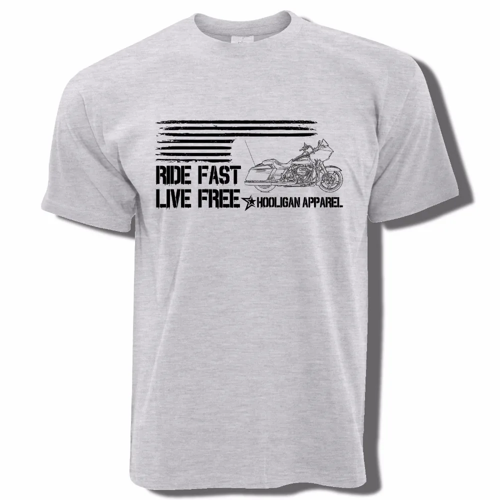 

2019 New Men T-Shirt for tall and big men Tee shirts Road Glide Special Inspired Motorcycle Arter metal T shirt