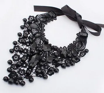 Женское Винтажное колье чокер в стиле стимпанк готическое ожерелье черного