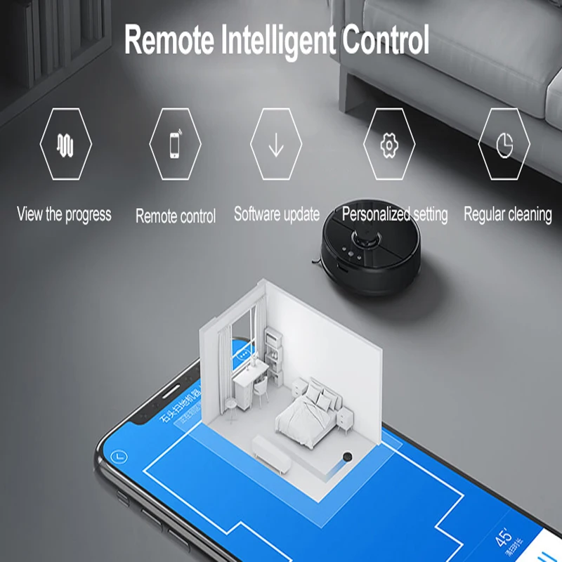 Фото 2019 Xiao mi Roborock S55 робот пылесос 2 Автоматическая подметка влажная Швабра для пыли Home 2019 Xiao mi Roborock S55 робот пылесос 2 Автоматическая подметка влажная Швабра для пыли Home