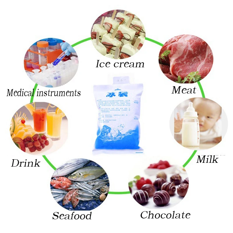 10 шт./лот многоразовые гелевые пакеты для льда изолированные сухие холодные еды