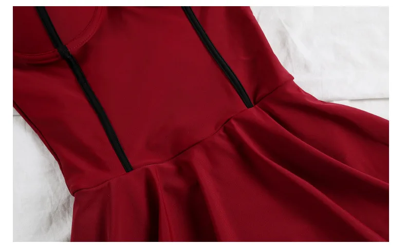 trajes de bano тонкий цвет стерео вырезка собрать полосу сталь Поддержка Большой Тип юбки брюки сиамский купальник женский спа