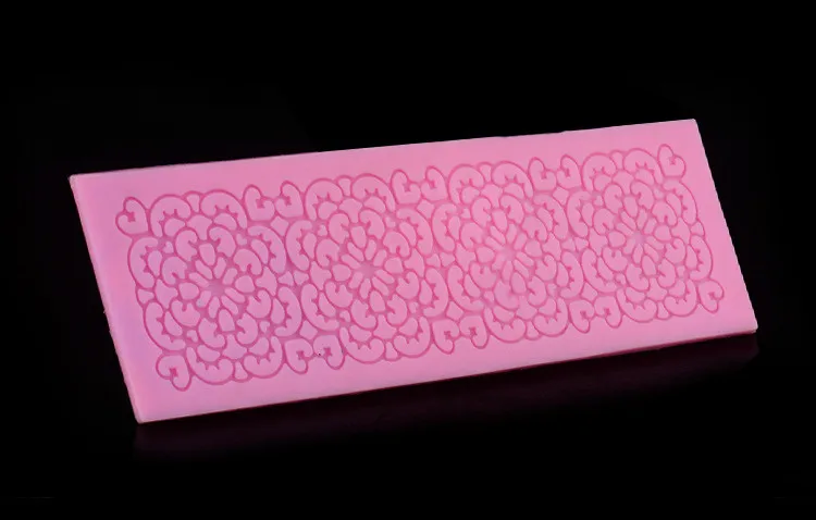 1 шт Торт Силиконовый коврик из сахара помадка торт границы украшения