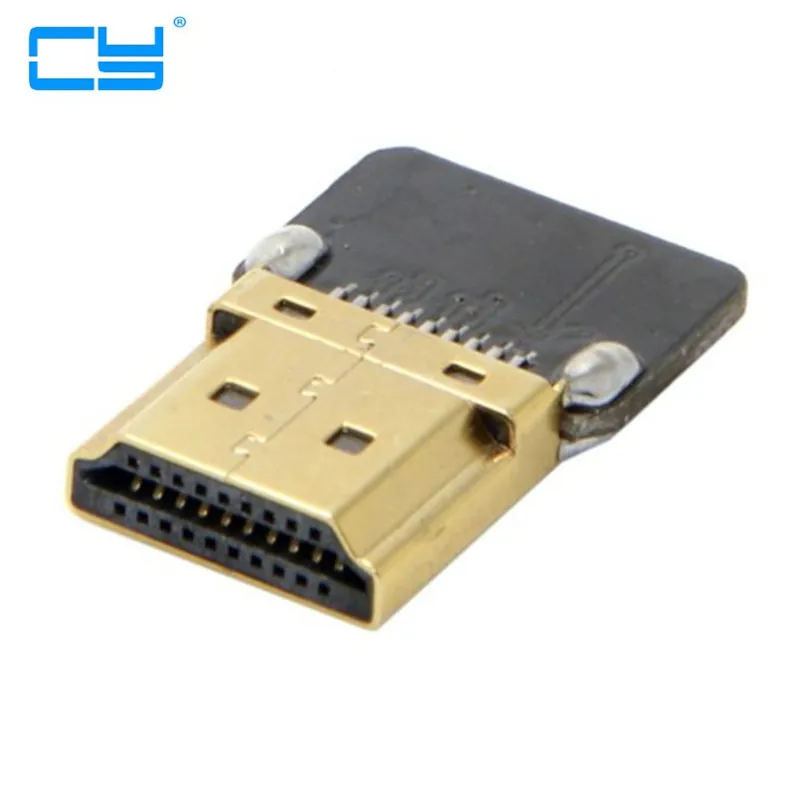 Стандартный прямой HDMI-совместимый Штекерный разъем типа А для FPV HDTV