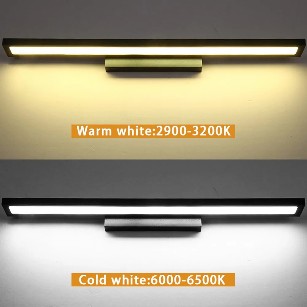 Светодиодная настенная лампа для зеркала макияжа 12 Вт комнатное освещение