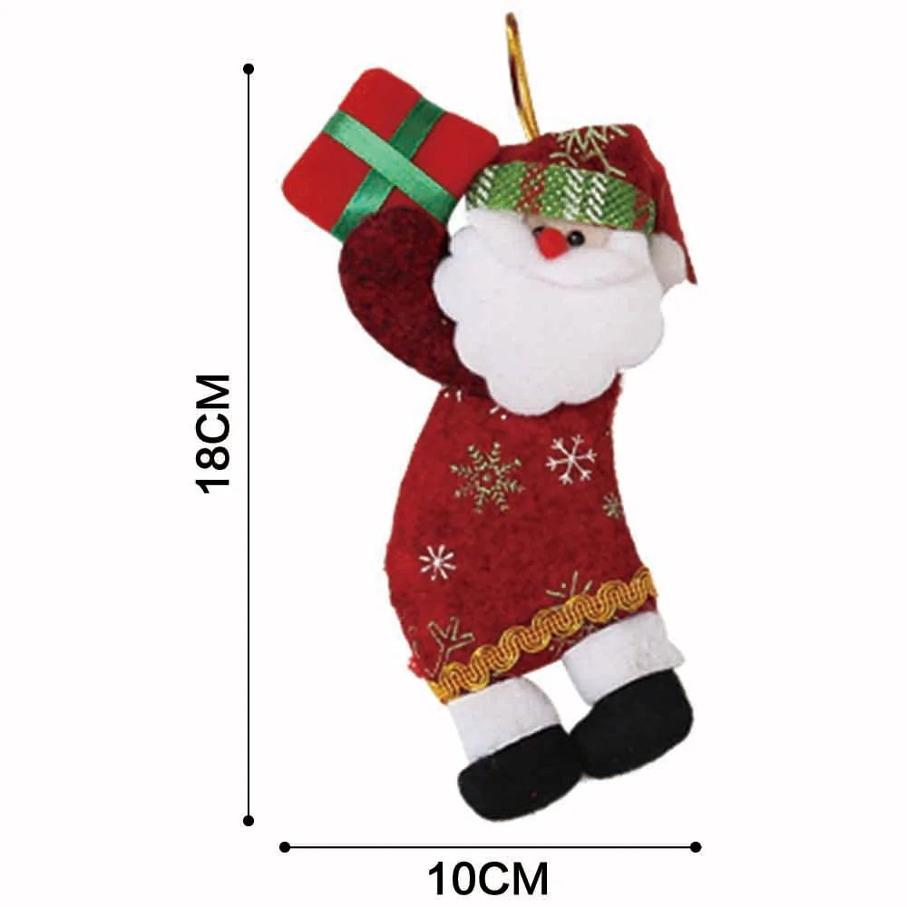 4 шт./компл. куклы Санта Клауса подарки подвеска Рождественская елка украшения