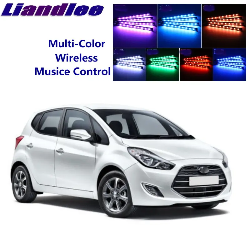 LiandLee автомобильный светящийся Интерьер пол декоративная атмосфера сиденья