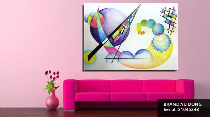 KandinskyWCPencilPainting Василия Кандинского Абстрактный натюрморт маслом Рисование