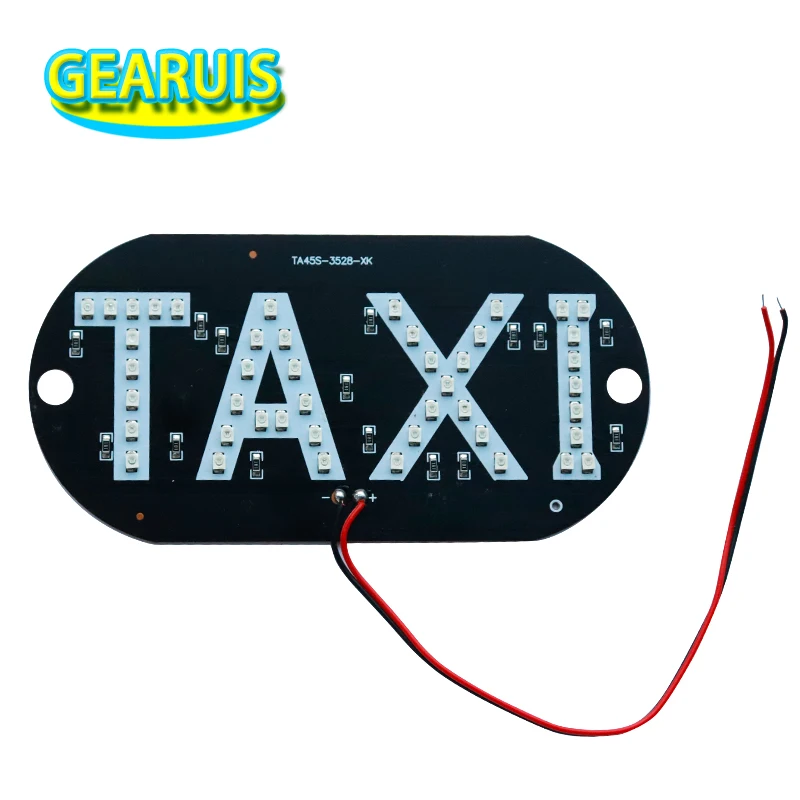 HK POST FREE! 50X TAXI 45 SMD 1210 3528 Светодиодный светильник для такси Верхняя лампа