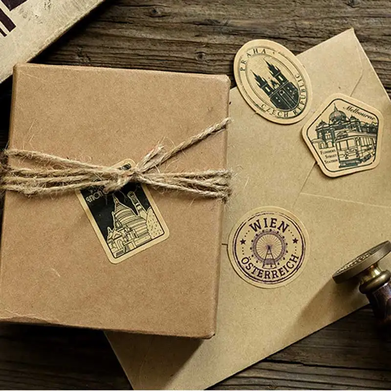 46 шт./кор. путешествия деко штамп для ежедневника Мини винтажные бумажные