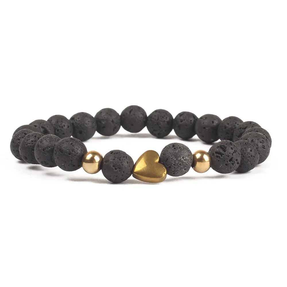 8 мм камень из вулканической лавы эфирное масло диффузор браслеты браслет