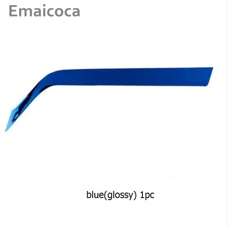 Blue glossy 1pc Авто-Стайлинг 2 шт./компл. авто-Стайлинг подсветки перчаточного ящика крышка наклейка чехол для Kia K2 РИО 2011- авто аксессуары - Название цвета: Blue glossy 1pc