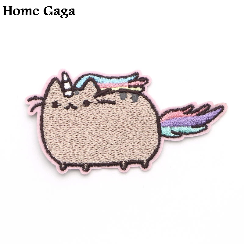 D0269 Homegaga симпатичный мультяшный Кот патчи Железный На пластыре популярный для DIY