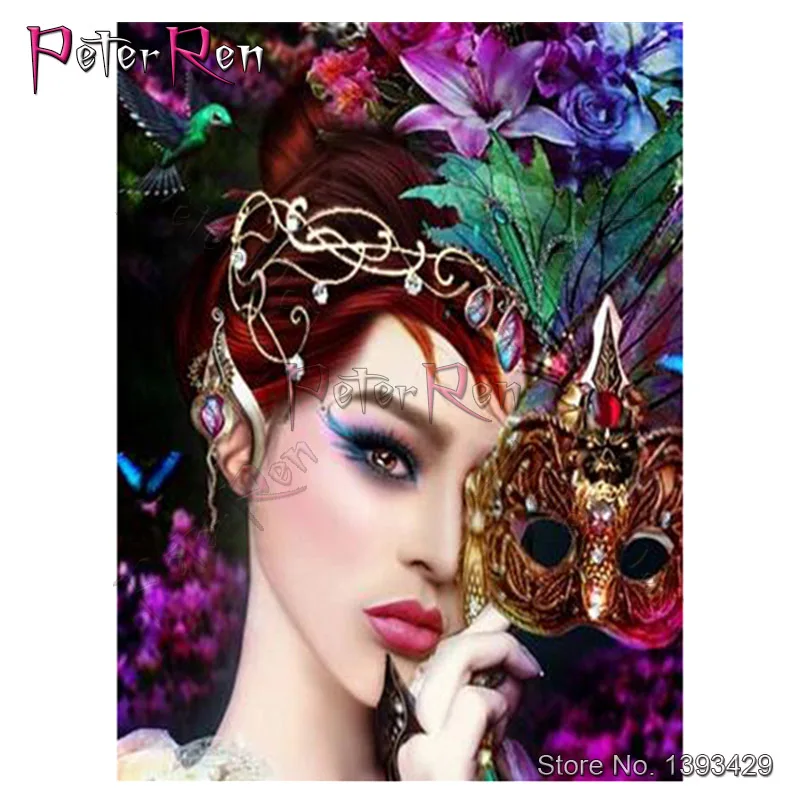 

DIY Diamond Painting cartoon beauty flower crystal Full Picture Of Rhinestone Wall paintings Home Decor Craft Diamond Embroidery