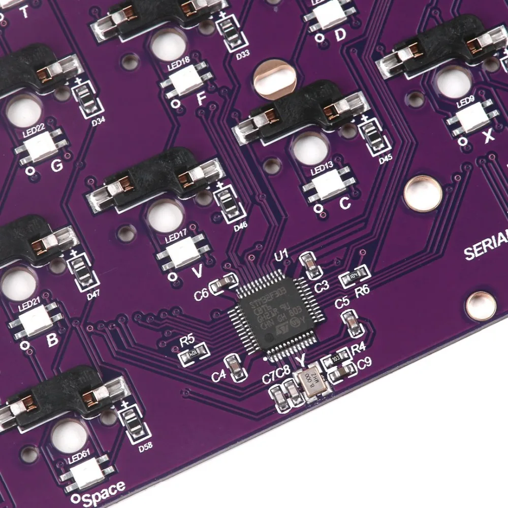 [В наличии] DZ60 RGB Горячая замена PCB поддержка только один макет для