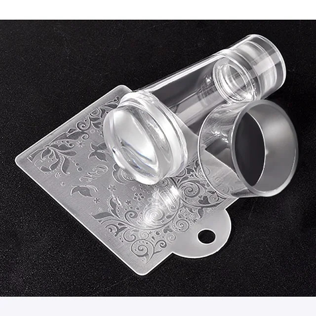 P003-56-02 Pandahall 3D пластины для штамповки ногтей DIY штамп скребок с крышкой шаблон инструменты для ногтей - Цвет: P003-56-02