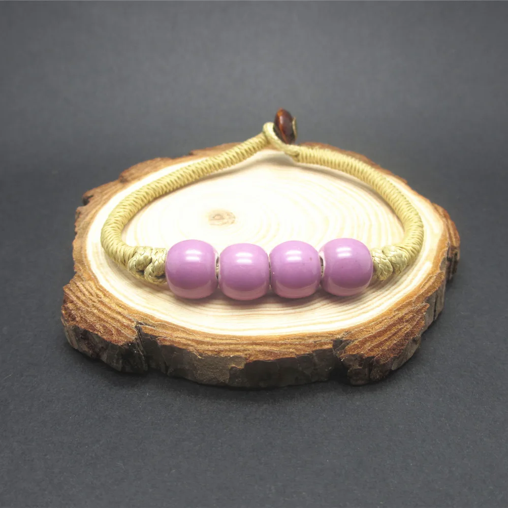 Креативный браслет в национальном стиле из бисера фарфоровый керамический