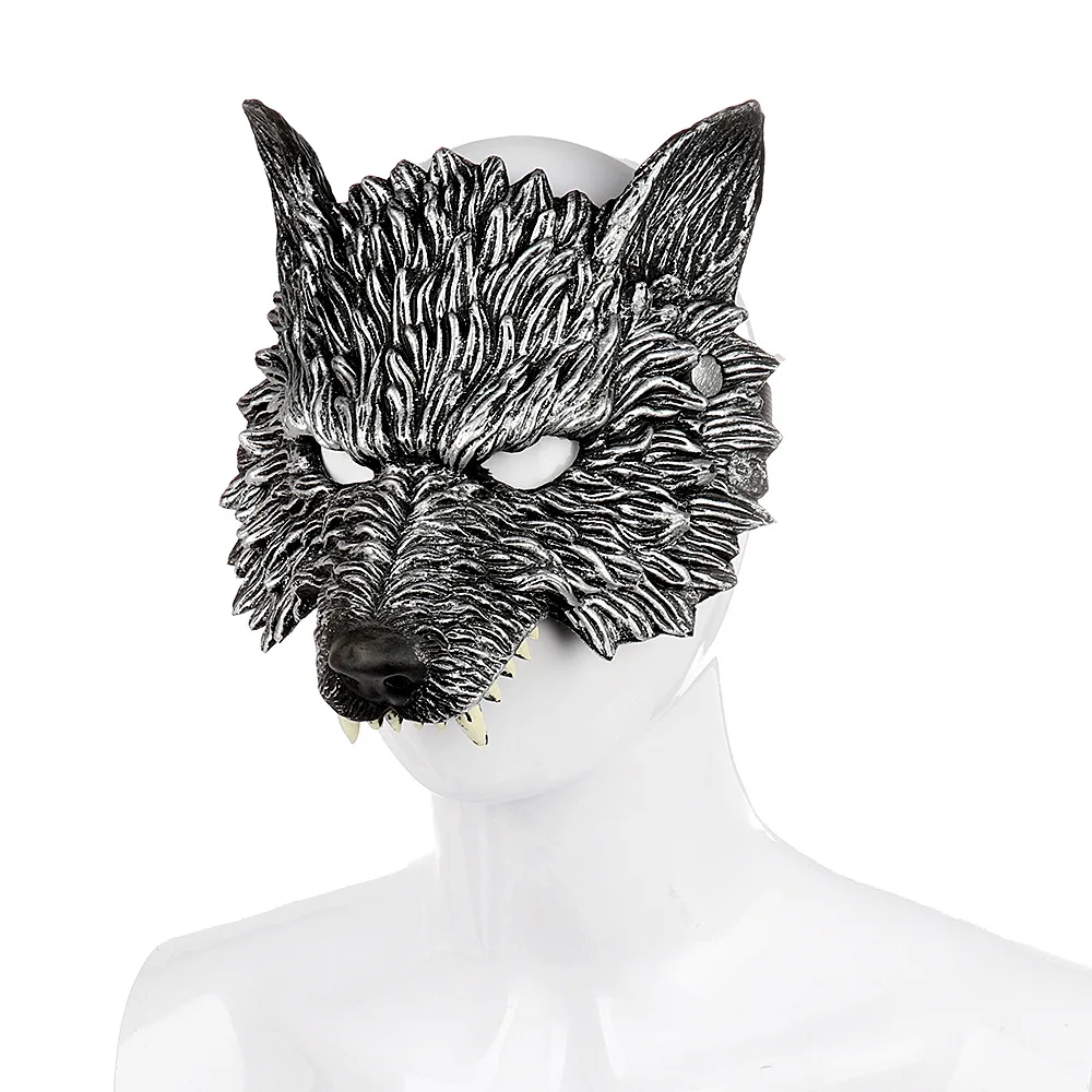 Horror Wolf Mask Animal Head for Halloween Party Carnaval Costume Masquerade Cosplay Bar Performances Decorations | Тематическая