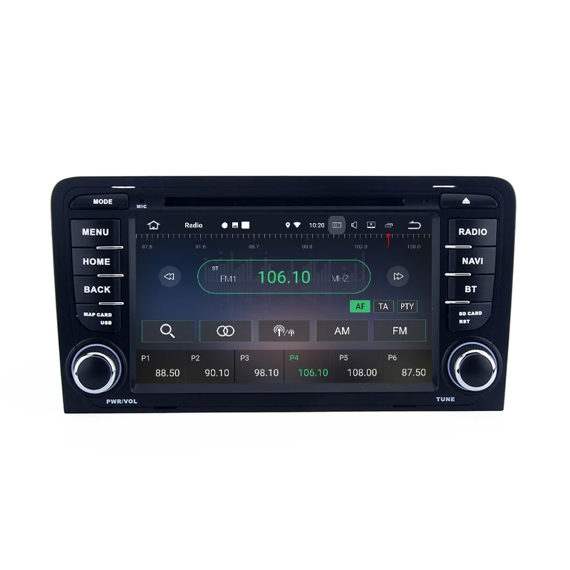 Четырехъядерный Android 7 1 автомобильный dvd gps плеер для audi A3 S3 с 2G RAM + 16G ROM USB wifi 4G RDS