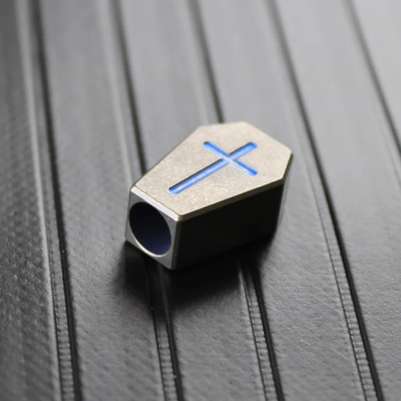 Форма гроба нож из титанового сплава бусины крест Паракорд зонт веревка шнур