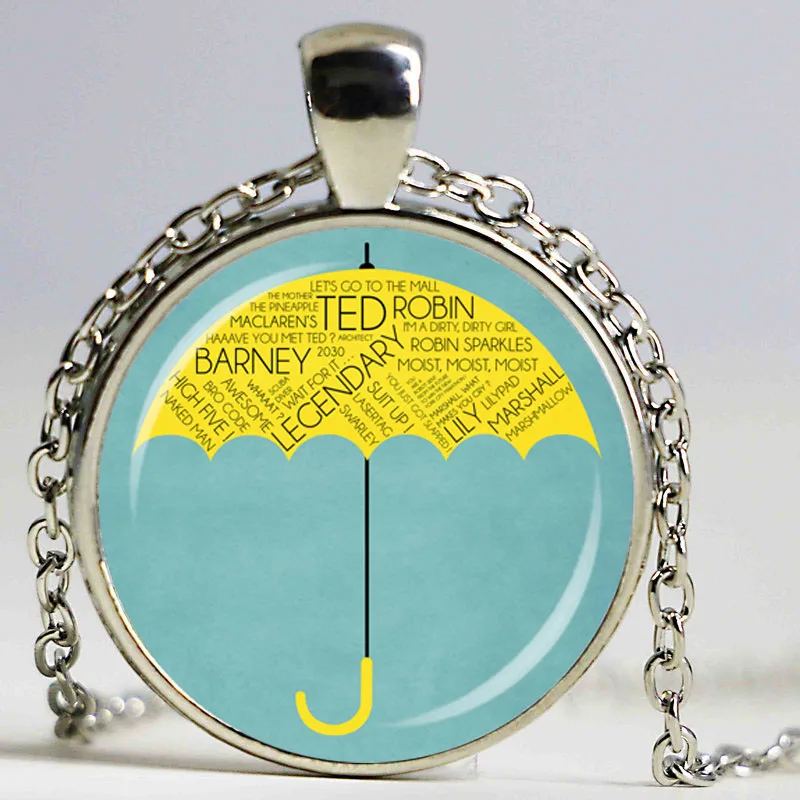 Новинка Футболка Как я встретил вашу маму синий Валторны Цепочки и ожерелья с