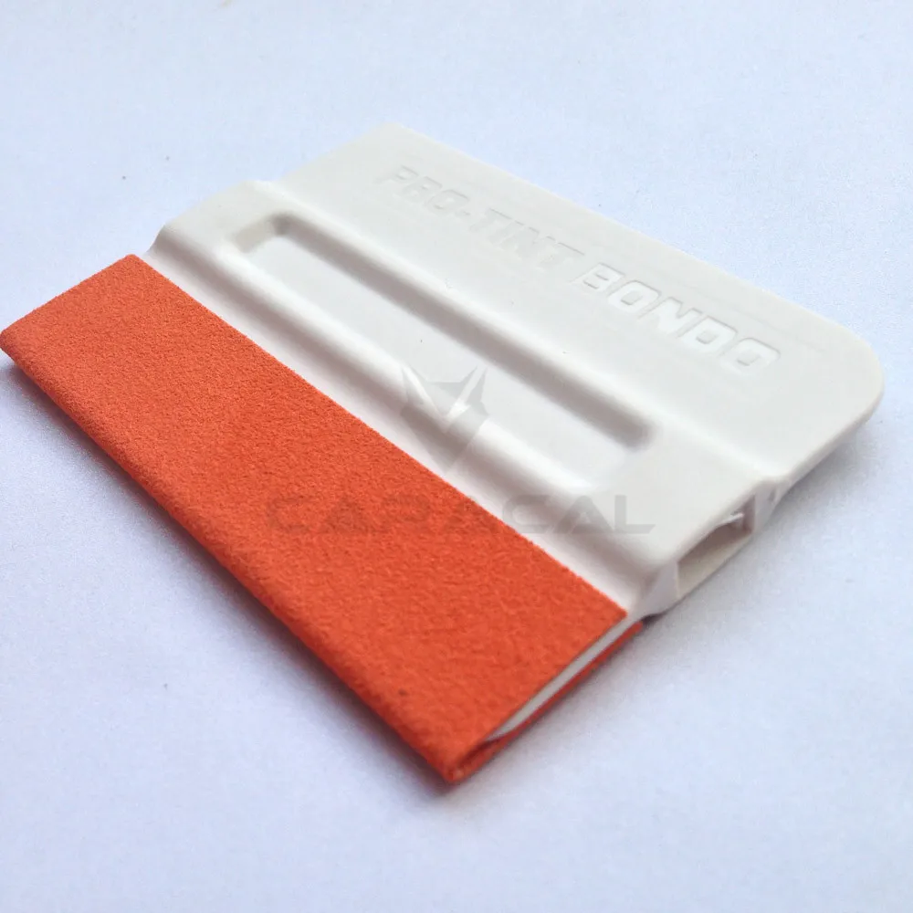Про ТИНТ Bondo Squeegee замша край виниловые наклейки автомобиля обертывание аппликатор инструмент скребок окна