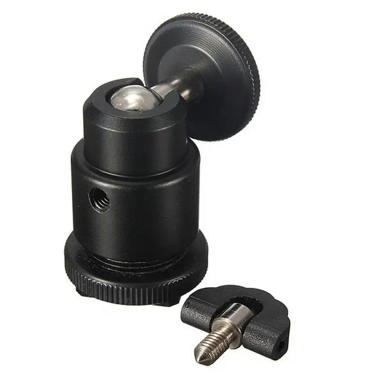 Адаптер для внешней вспышки с шаровой головкой и замком штатива камеры |