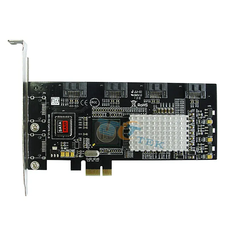 4-портовый SATA II PCI-e PCI Express Программное Обеспечение Контроллера Адаптера
