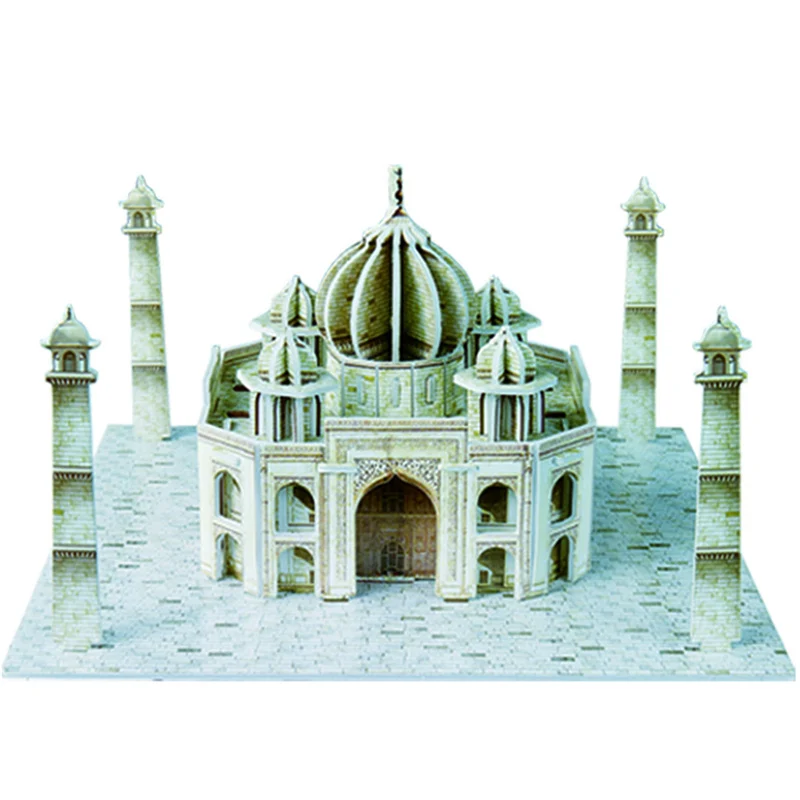Have Original Box Классический 3D пазл Франция La Tour Эйфелева башня строительный мир строительный Масштаб модели наборы город для детей - Цвет: Have Original Box