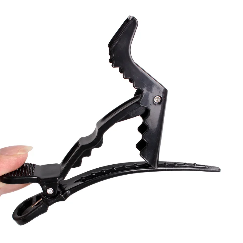 Новинка 6 шт./лот Профессиональный зажим для волос Аллигатор женщин пластиковые