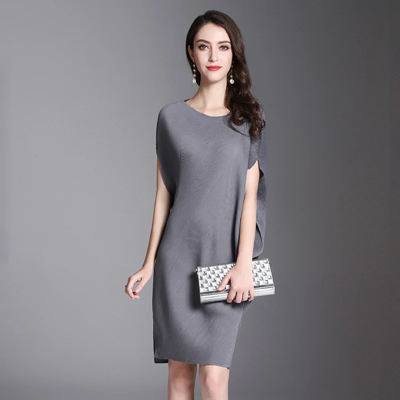 Платье LANMREM женское с коротким рукавом ассиметричное большого размера 2019 |