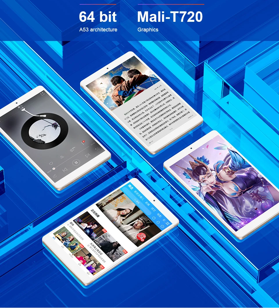 Teclast P80 Pro планшет Android сенсорный экран 8 дюймов 1280*800 3 ГБ ОЗУ 16 Гб ПЗУ двойной WiFi Android 7,0 MTK8163 четырехъядерный планшет gps