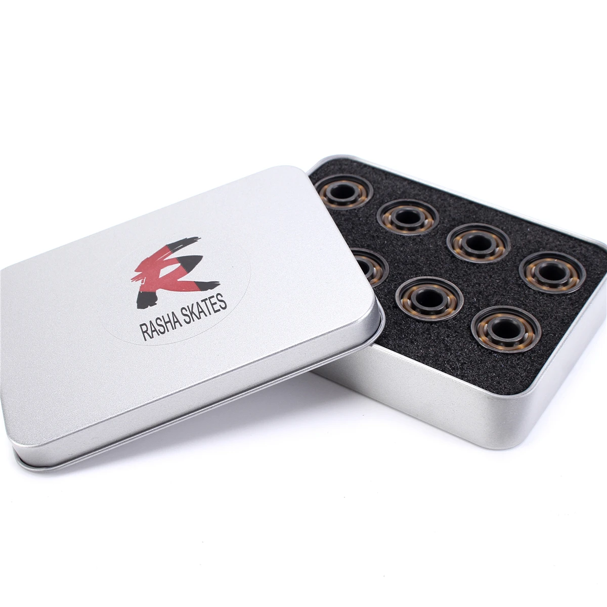 16pcs 608 подшипник ABEC 9 керамический шарик встроенный подшипник конька balineras скейтборд стальной шарик гоночный скейт керамический шариковый подшипник 16 шт./лот
