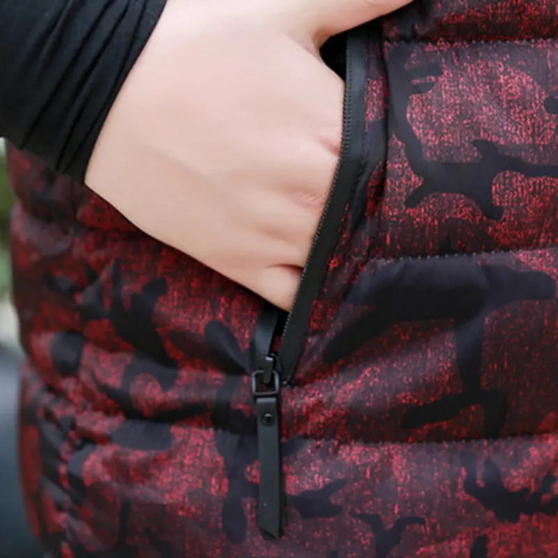 FAISIENS мужские и женские жилеты с капюшоном больших размеров 7XL 8XL 9XL хипстерский зимний осенний теплый жилет спортивная одежда красный хлопковый Повседневный жилет