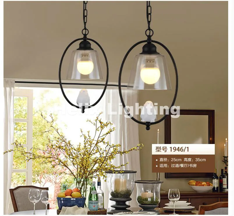 Светодиодная Подвесная лампа E27 для ресторана и спальни креативный