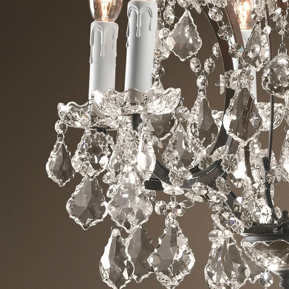 

led e14 European Iron Crystal LED Lamp LED Light.Pendant Lights.Pendant Lamp.Pendant light For Dinning Room