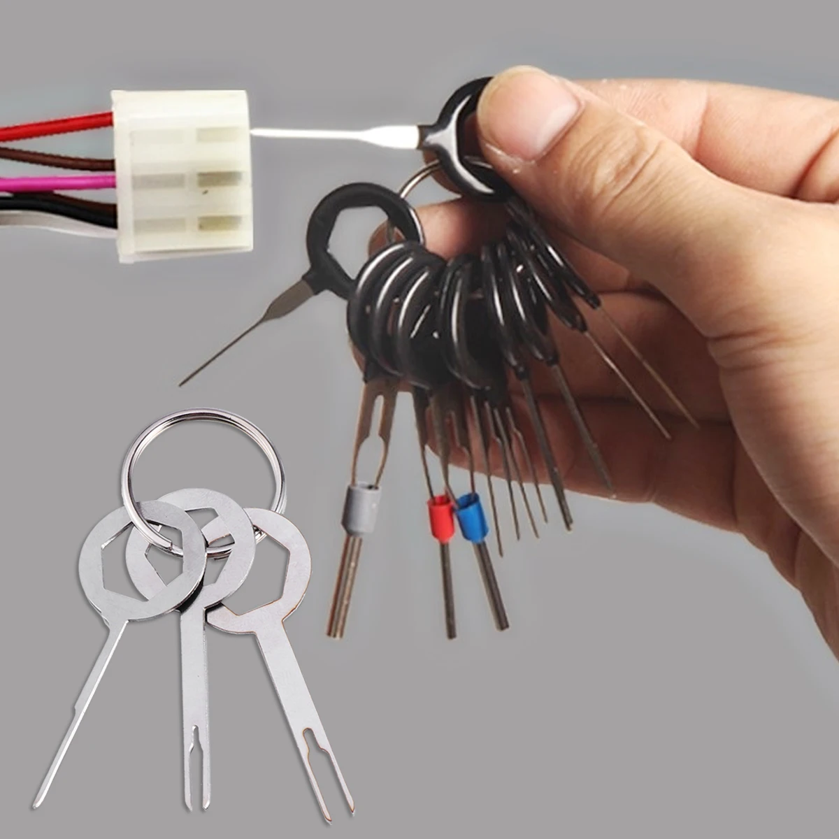 3 шт./компл. автомобильный разъем универсальный стальной высококачественный