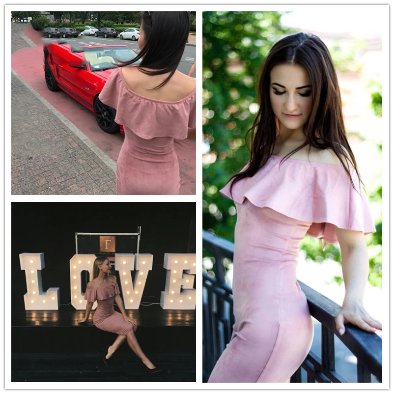 Женское вечернее платье элегантное сексуальное Клубное с вырезом лодочкой и