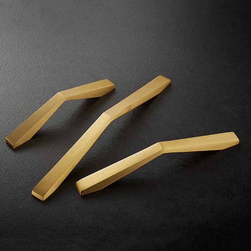 4 шт. латунные ручки для шкафа с винтами|Ручки шкафа| |