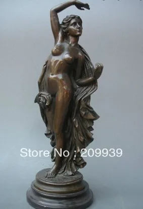 Bir 009574 21 &quotзападный миф бронзовая Обнаженная богиня Афродита художественная