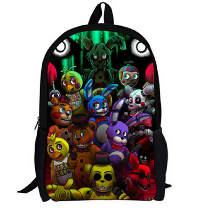 16 дюймов Five Nights At Freddy Детские рюкзаки сделанный на заказ Mochila Feminina ортопедическая детская дорожная сумка школьная сумка подростковый подарок